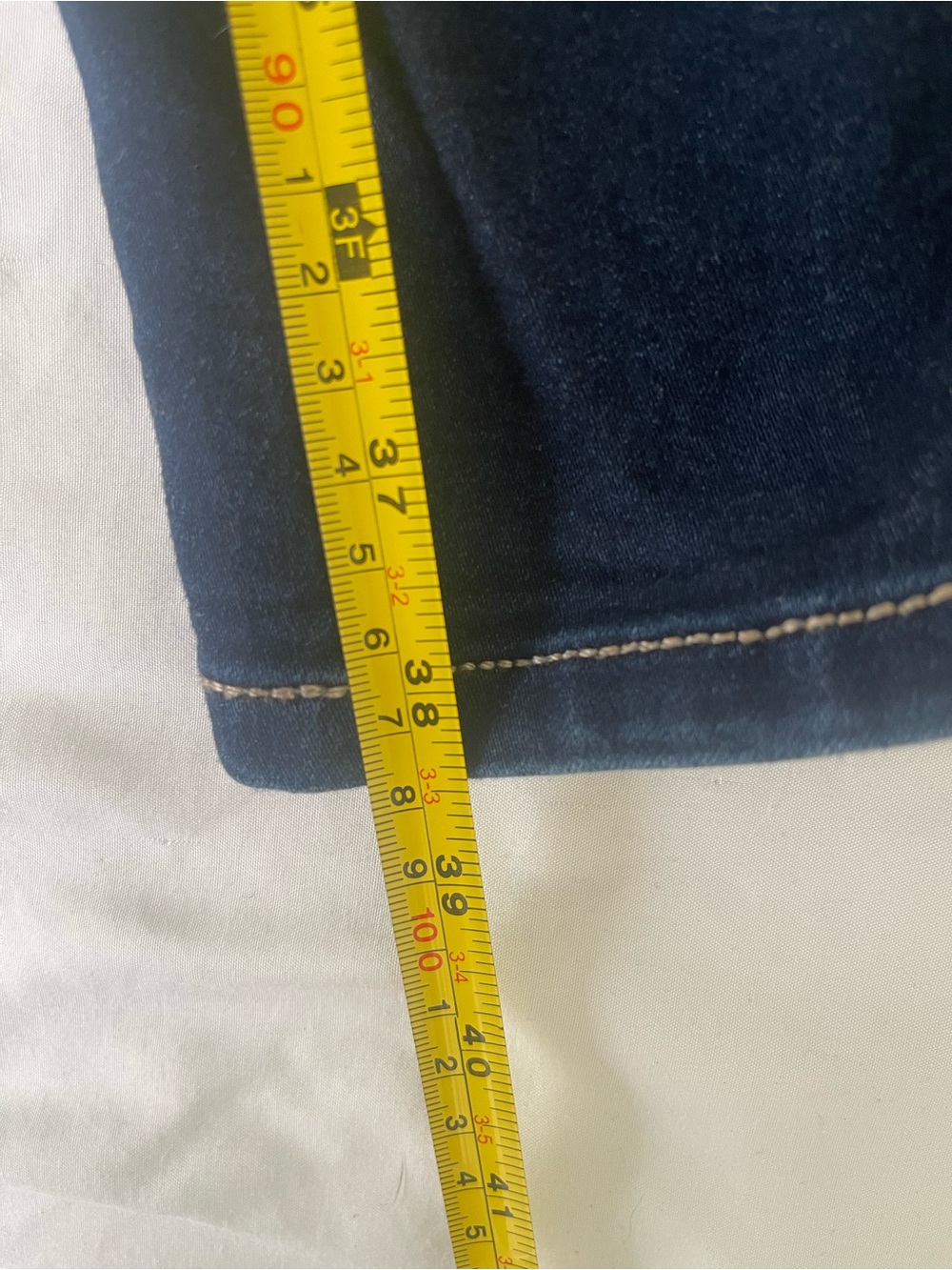 Anne Klein Women’s Jeans High Rise Skinny Ankle No Tag See Measurements. Gold Ac - Picture 8 of 10